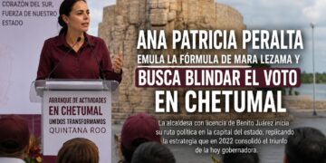 Ana Patricia Peralta emula la fórmula de Mara Lezama y busca blindar el voto en Chetumal