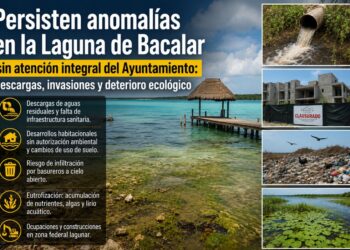 Persisten anomalías ambientales en la Laguna de Bacalar; señalan falta de atención integral