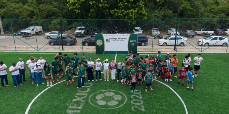 Chetumal se suma al Mundial Social con la inauguración de tres nuevas canchas de fútbol