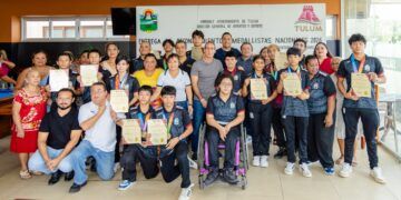Tulum celebra a sus campeones; deportistas logran histórico medallero de 21 preseas