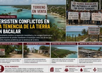 Persisten conflictos por la tenencia de la tierra en Bacalar pese al crecimiento turístico