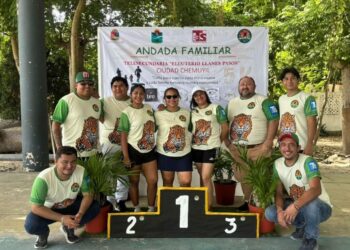 Chemuyil fortalece la convivencia con la segunda edición de la Andada Familiar 5K