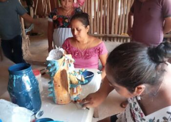 Ceramistas concluyen piezas inspiradas en técnicas mayas; serán exhibidas en el Museo de Tulum