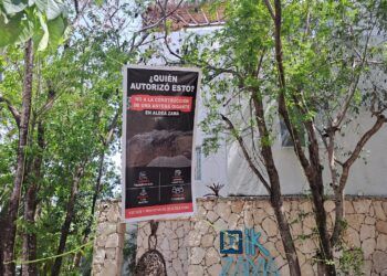 Vecinos de Aldea Zama logran acuerdo: reubicarán antena y realizarán reforestación en Tulum