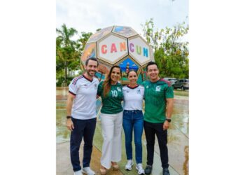 Mara Lezama invita a vivir en familia la fiesta mundialista con los Fut Fest del Caribe Mexicano