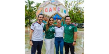 Mara Lezama invita a vivir en familia la fiesta mundialista con los Fut Fest del Caribe Mexicano
