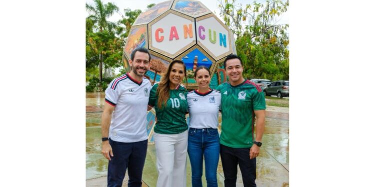 Mara Lezama invita a vivir en familia la fiesta mundialista con los Fut Fest del Caribe Mexicano