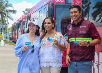 Chetumal recibe los primeros autobuses eléctricos Taruk; será la primera ciudad del país con este sistema: Mara Lezama