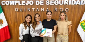 Estefanía Mercado se suma a la estrategia de Seguridad Estatal para la Copa Mundial de Futbol 2026