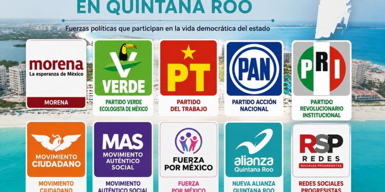 Partidos políticos en Quintana Roo aceleran reconfiguración rumbo al próximo proceso electoral