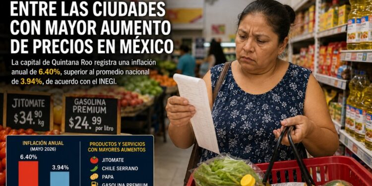 Chetumal, entre las ciudades con mayor aumento de precios en México
