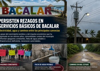 Persisten rezagos en servicios básicos en Bacalar pese al crecimiento turístico