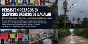 Persisten rezagos en servicios básicos en Bacalar pese al crecimiento turístico