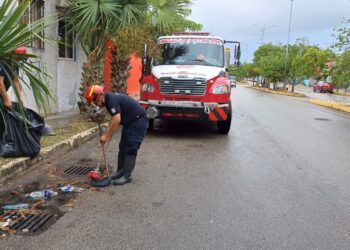 Estefanía Mercado activa Operativo Tormenta ante pronóstico de lluvias intensas en Playa del Carmen