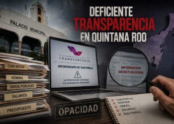 Deficiente transparencia en Quintana Roo