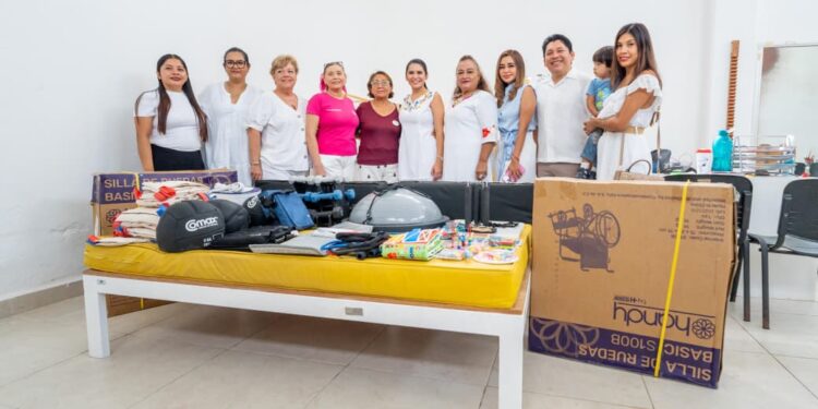 Damas Voluntarias entregan equipo al CRIM de Tulum tras recaudar 150 mil pesos