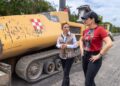 Estefanía Mercado supervisa obras de repavimentación por más de 35 mdp en Playa del Carmen