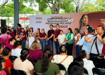 Gino Segura acompaña a militantes de Morena en Bacalar y llama a fortalecer la unidad