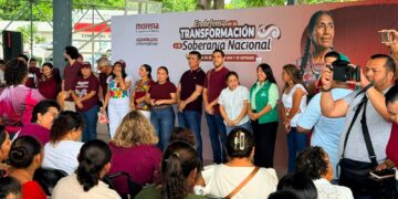 Gino Segura acompaña a militantes de Morena en Bacalar y llama a fortalecer la unidad