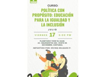 Invita Renán Sánchez a curso sobre igualdad, inclusión y participación ciudadana en Chetumal
