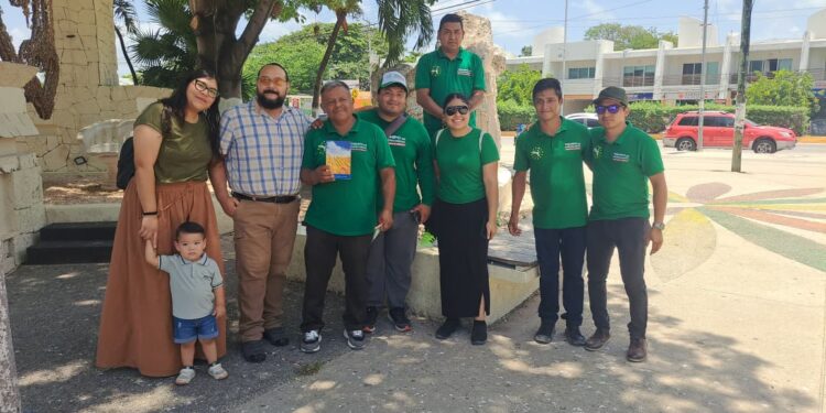 Misioneros recorren Tulum y anuncian jornada de oración por la paz el próximo 6 de agosto