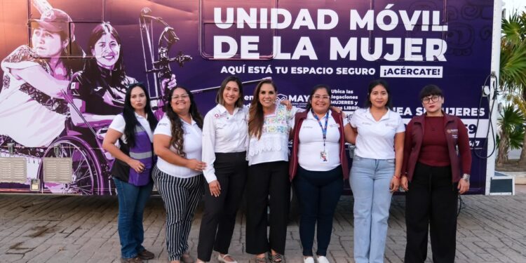 Mara Lezama presenta Unidad Móvil para atender a mujeres en comunidades alejadas de Quintana Roo