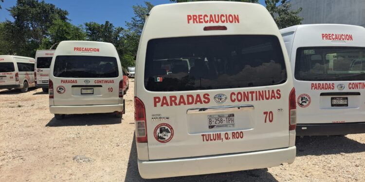Reordenan transporte y eliminan paraderos intermedios en Tulum