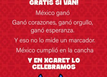 Xcaret mantiene promoción y regalará 150 mil accesos a aficionados mexicanos