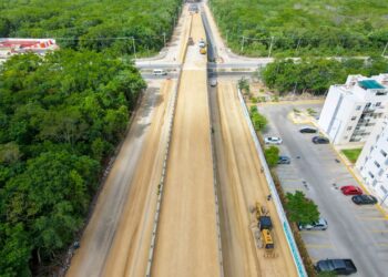 Supervisa Estefanía Mercado obras de repavimentación con inversión superior a 25 mdp