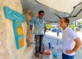 Rescatan identidad maya con arte ancestral en las letras emblemáticas de Tulum