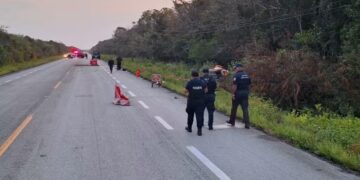 Carretera 307 suma al menos 16 muertos entre Felipe Carrillo Puerto y Chetumal