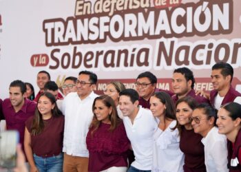 Renán Sánchez refrenda respaldo del Verde a Claudia Sheinbaum y Mara Lezama