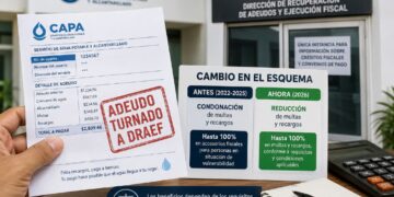De condonaciones a reducciones: cambia en 2026 el esquema para deudores de agua enviados a la DRAEF