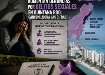 Aumentan denuncias por delitos sexuales en Quintana Roo; Cancún concentra la mayor cantidad de casos