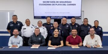 Estefanía Mercado impulsa retiro digno para policías con años de servicio en Playa del Carmen