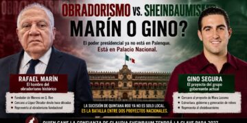 Obradorismo vs. sheinbaumismo: Marín o Gino
