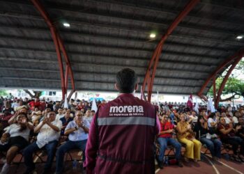 Gino Segura fortalece presencia en el sur; exhiben operación para movilizar gente al festejo de Rafael Marín