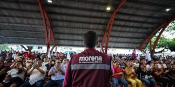 Gino Segura fortalece presencia en el sur; exhiben operación para movilizar gente al festejo de Rafael Marín
