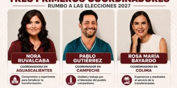 Morena elige a Nora Ruvalcaba, Pablo Gutiérrez y Rosa María Bayardo rumbo a 2027, pero no muestra sus encuestas