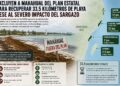 Excluyen a Mahahual del plan estatal para recuperar 33.5 kilómetros de playas pese al severo impacto del sargazo