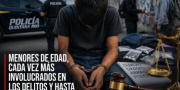 Adolescentes, cada vez más involucrados en delitos y narcomenudeo en Quintana Roo