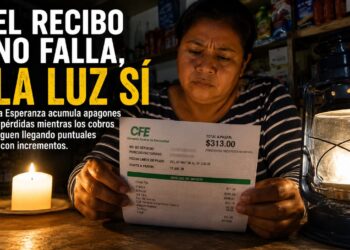 El recibo no falla, la luz sí: La Esperanza acumula apagones y pérdidas