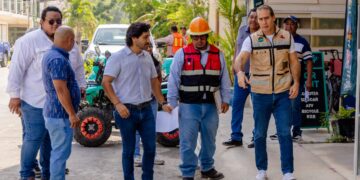 Inicia Tulum obra de guarniciones y banquetas en La Veleta