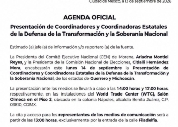 Morena inicia definiciones rumbo a 2027; Quintana Roo sigue a la espera