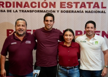 El Verde cierra filas con Gino Segura y ratifica alianza con Morena rumbo a 2027