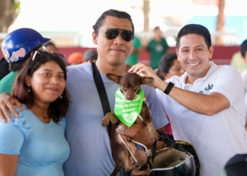 Renán Sánchez anuncia segunda Jornada Huellitas con vacunas y microchips gratuitos en Cozumel