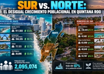 Norte acapara el crecimiento de Quintana Roo; Chetumal avanza apenas 2%