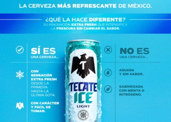 Tecate presenta ICE Light con tecnología enfocada en prolongar la sensación de frescura