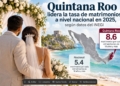 Quintana Roo lidera por segundo año consecutivo la tasa de matrimonios en México