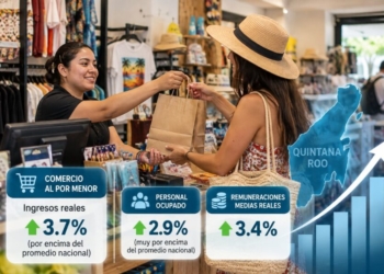 Comercio de Quintana Roo supera promedio nacional en ventas y generación de empleo